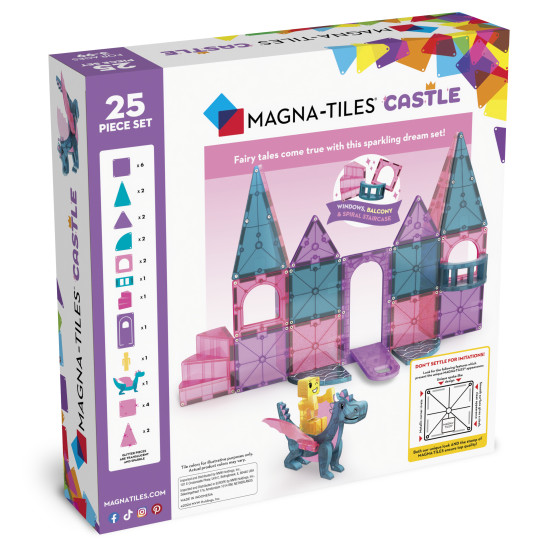 Magnetická stavebnica Magna-Tiles pre malé princezné.