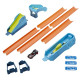 Hot Wheels® Track Builder set na dlhý skok s preklápacou rampou a angličákom