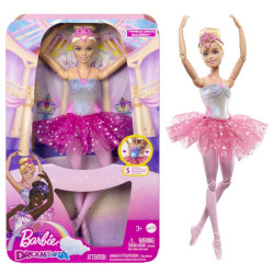 Barbie Svietiaca magická baletka s ružovou sukňou