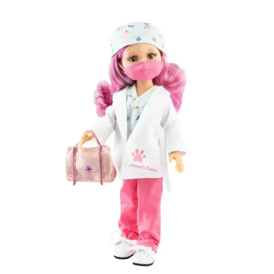 Paola Reina Oblečenie pre bábiku veterinárku 32 cm