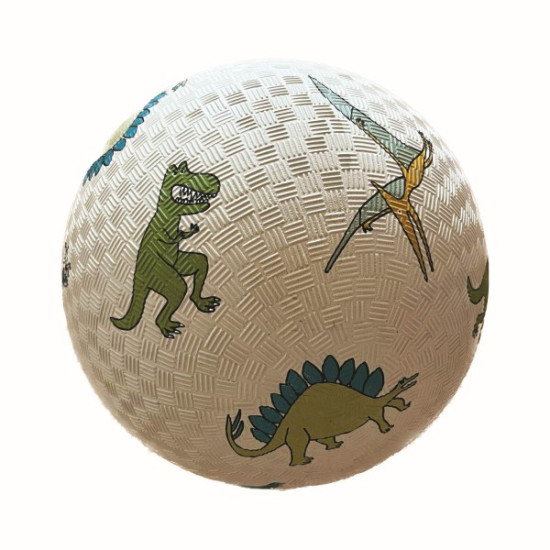 Zelená veľká lopta pre deti dinosaury 18 cm Petit Jour