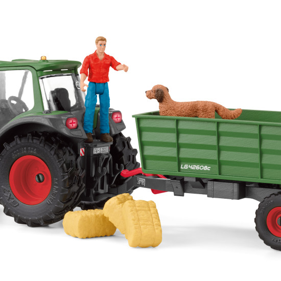 Schleich Traktor s prívesom