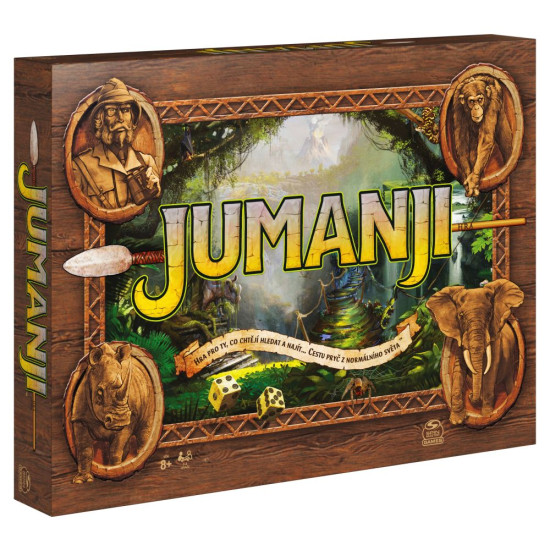 Hra Jumanji CZ pre 2-4 hráčov: Záchrana pred koncom sveta a prežitie v džungli!