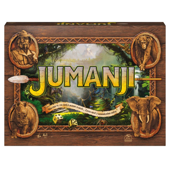 Hra Jumanji CZ pre 2-4 hráčov: Záchrana pred koncom sveta a prežitie v džungli!