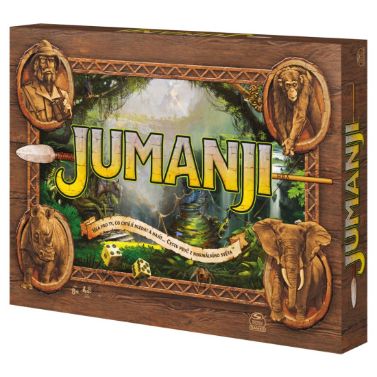 Hra Jumanji CZ pre 2-4 hráčov: Záchrana pred koncom sveta a prežitie v džungli!