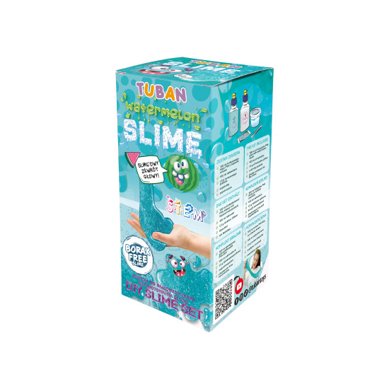 DIY Slime Sada na výrobu slizu Melón pre deti. Vyrobte si svoj vlastný sliz.
