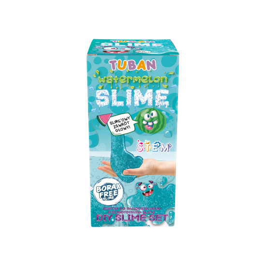 DIY Slime Sada na výrobu slizu Melón pre deti. Vyrobte si svoj vlastný sliz.