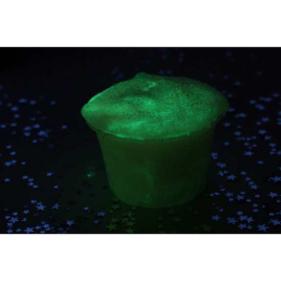 DIY Slime Sada na výrobu slizu Glow in the dark pre deti. Vyrobte si svoj vlastný sliz.