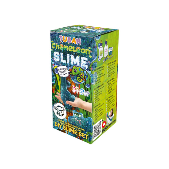 DIY Slime Sada na výrobu slizu Chameleón pre deti. Vyrobte si svoj vlastný sliz.
