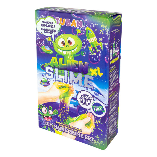 DIY Slime Sada na výrobu slizu Alien pre deti. XL sada. Vyrobte si svoj vlastný sliz.