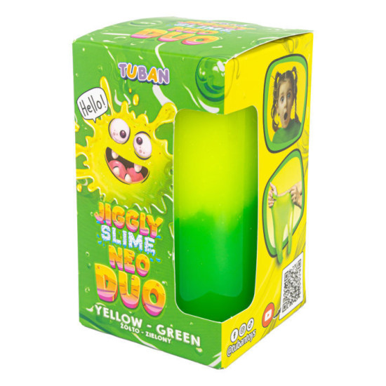 Jiggly Slime Sliz žlto zelený najlepší kvalitný sliz pre deti.