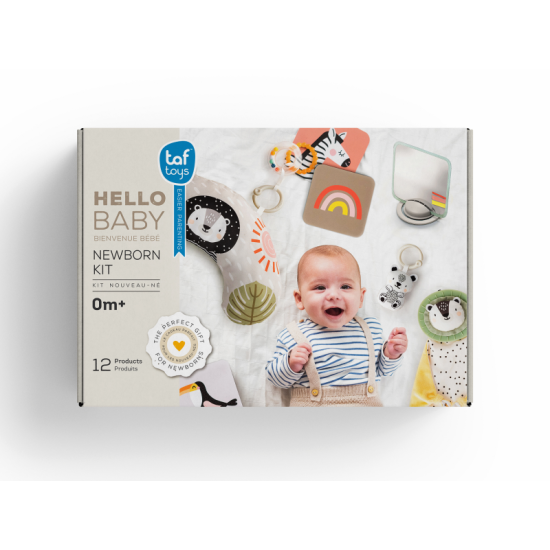 Úžasný darčekový box obsahuje špeciálne navrhnutú sadu hračiek pre novorodencov. Ideálny darček od narodenia!