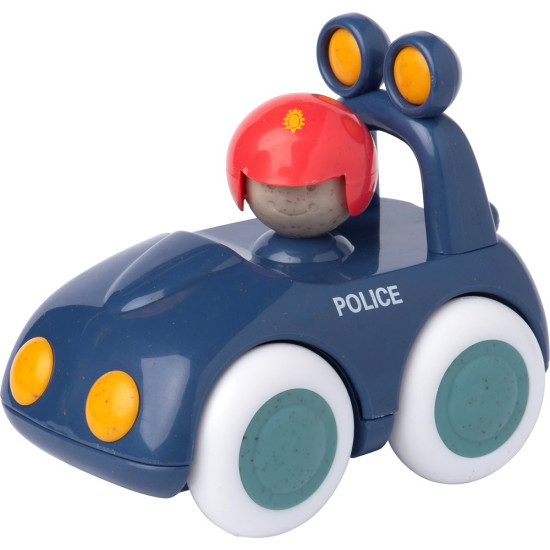 Tolo Policajné auto farebná a veselá hračka s pohyblivými kolesami