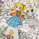 Vyfarbovacie puzzle pre deti Utajená záhrada Tookyland