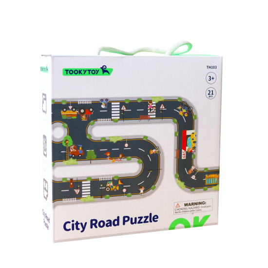 Puzzle cesta Mesto 