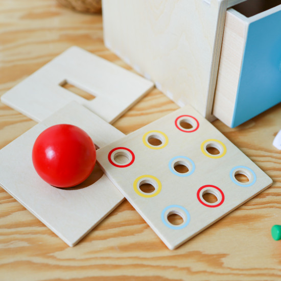 Montessori box Vkladačka 4v1 Didaktická hračka Tooky Toy