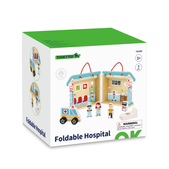 Nemocnica na hranie Drevené hračky Tooky Toy