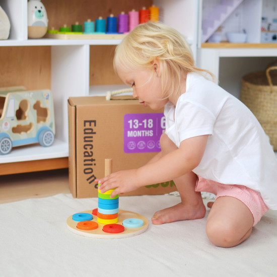 13–18 mesiacov Edukačný box Midi Didaktické hračky od 1 roku Tooky Toy