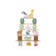 Drevená balančná hra pre deti Zvieratá Pastel Tooky Toy