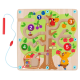 Magnetický labyrint pre deti Počítanie ovocia strom Tooky Toy