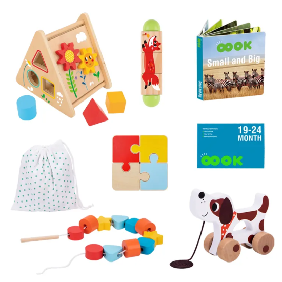 19–24 mesiacov Edukačný box Maxi Didaktické hračky do 2 rokov Tooky Toy