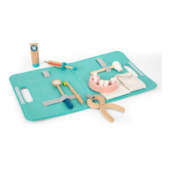 Detský zubársky kufrík s vybavením 18 ks od Tooky Toy