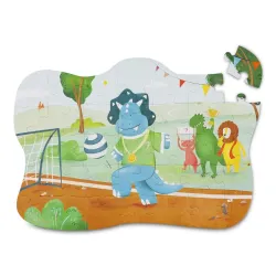 Tvarové puzzle Triceratops 35 dielikov
