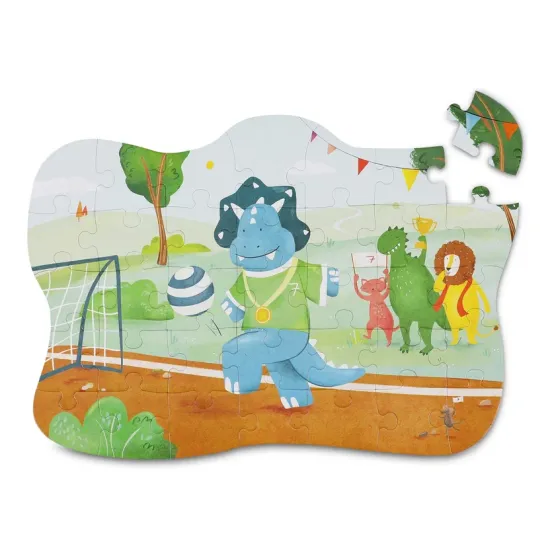 Tvarové puzzle Triceratops 35 dielikov – Trixie 35-151