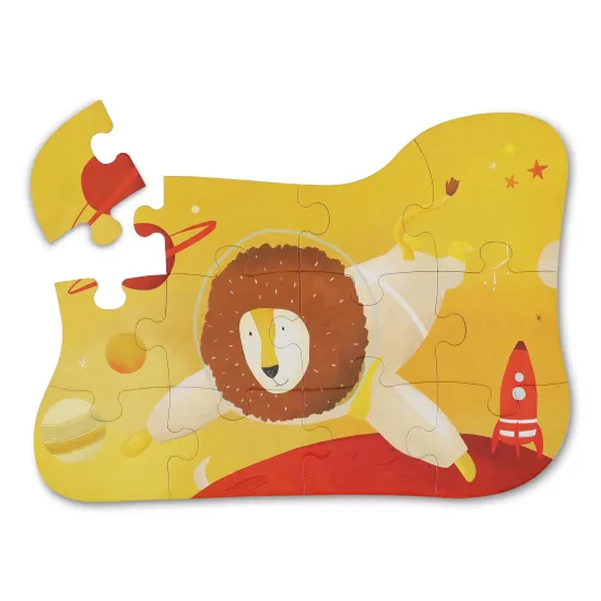 Tvarové puzzle Lev 12 dielikov – Trixie 35-152