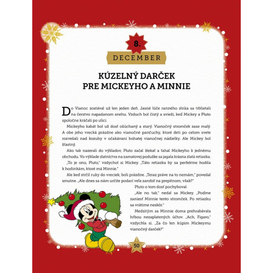 Rozprávkový adventný kalendár pre deti plný príbehov, hier a kreatívnych nápadov zo sveta Disney.