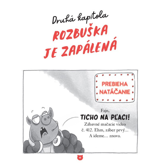 Ilustrácia kocúra, ktorý uteká s odvážnym výrazom, zatiaľ čo za ním sa blíži policajné auto, symbolizujúce napínavý príbeh Mňau na úteku 1.