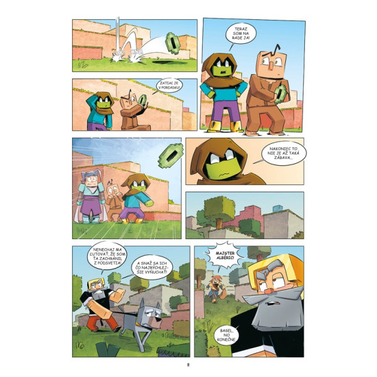 Minus a jeho priatelia sú späť v treťom komiksovom dobrodružstve Denník malého Minecrafťáka 3 Púštna výprava.