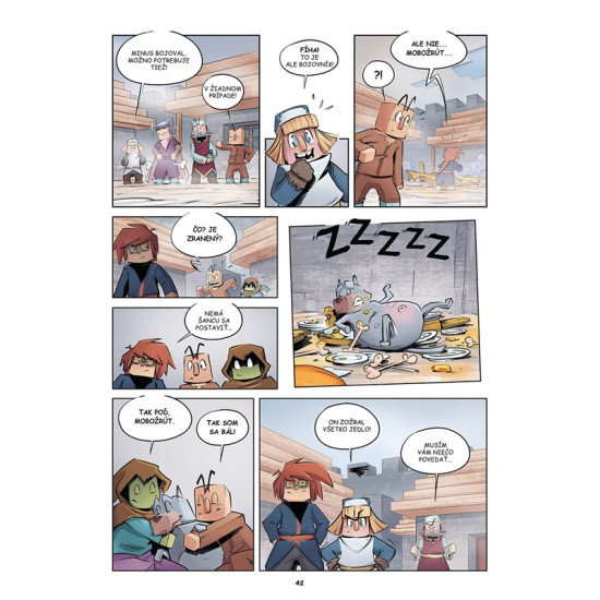 Minus a jeho priatelia sú späť v treťom komiksovom dobrodružstve Denník malého Minecrafťáka 5.