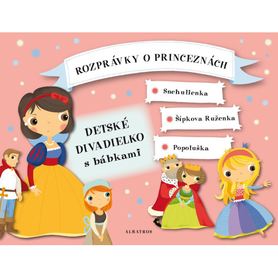 Detské divadielko s bábkami obsahuje tri najznámejšie rozprávky o princeznách.