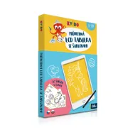 Kvído Priehľadná LCD tabuľka s 30 šablónami