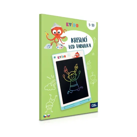 Kvído Zelená kresliaca LCD tabuľka