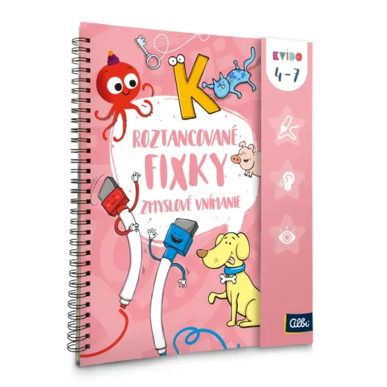 Kvído Roztancované fixky – Zábavné aktivity na zmyslové vnímanie