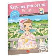 Šaty pre princeznú EMMU - Kniha samolepiek