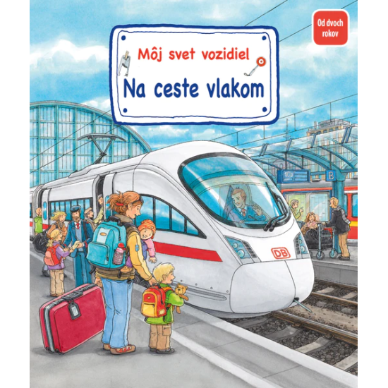 Táto obrázková knižka ukazuje malým cestujúcim všetko, čo sa deje vo vlaku.