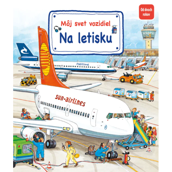 Táto obrázková knižka ukazuje malým cestujúcim všetko, čo sa deje na letisku.