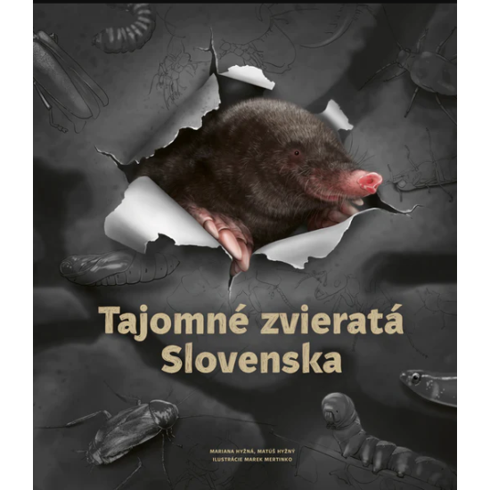 Táto knižka, určená celej rodine, predstavuje tridsaťštyri tajomných zvierat žijúcich na Slovensku.