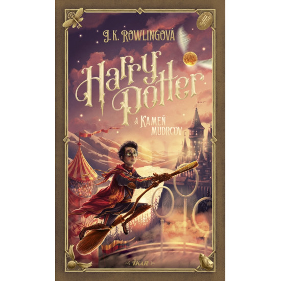 Obálka knihy Harry Potter s ilustráciou od Adriana Macha - špeciálne vydanie s revidovaným prekladom