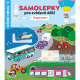 Samolepková knižka o doprave pre deti s krásnymi ilustráciami a vzdelávacími úlohami.