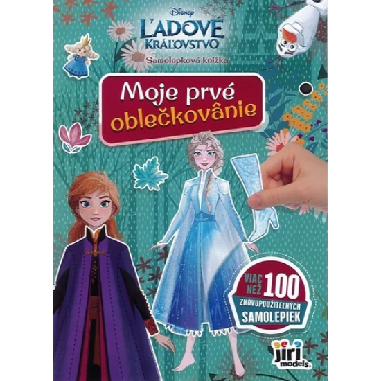 Titul obsahuje 16 farebných strán a viac ako 100 samolepiek (šaty, topánky, doplnky) na dolepenie a ozdobenie.