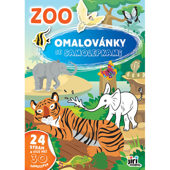 Tento zošit prináša kombináciu omalovánok a samolepiek so ZOO zvieratkami.