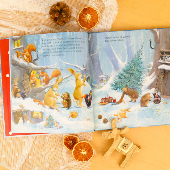 Čarovné vianočné príbehy o zvieratkách z lesa.