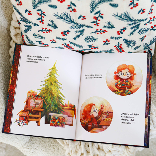 Vianočná knižka Evkine vianočné želania pre najmenších čitateľov, ktorí by nikdy nemali strácať vieru v silu svojich želaní.