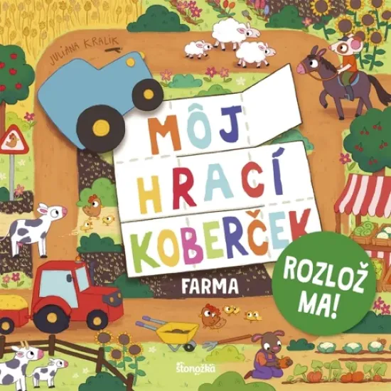 Môj hrací koberček: Farma – interaktívne leporelo pre deti