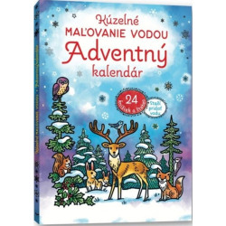 Kúzelné maľovanie vodou - Adventný kalendár