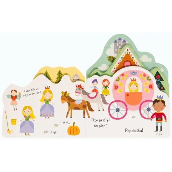 Tvarované leporelo – Rozprávky pre malé zvedavé deti